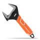 Vanquish 8" Extra Wide Adjustable Wrench